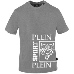 Plein Sport: Серая футболка 