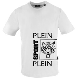 Plein Sport: Белая футболка 