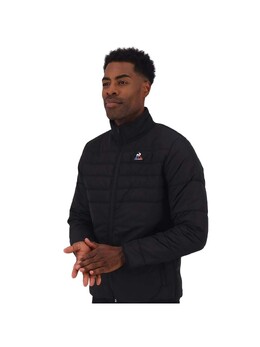 Le Coq Sportif: Чёрный пуховик 