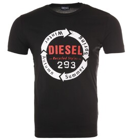 Diesel: Чёрная футболка  T Diego