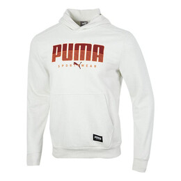 PUMA: Белая толстовка 
