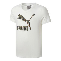 PUMA: Белая футболка 