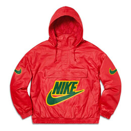 Nike: Кожаная куртка 