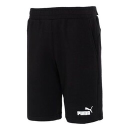 PUMA: Чёрные шорты  Essentials