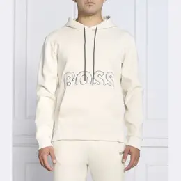 BOSS: Бежевая толстовка 