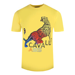 cavalli CLASS: Жёлтая футболка 