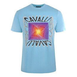 cavalli CLASS: Голубая футболка 