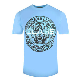 cavalli CLASS: Голубая футболка 