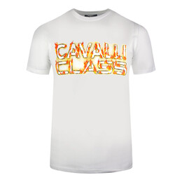 cavalli CLASS: Белая футболка 
