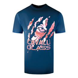 cavalli CLASS: Синяя футболка 