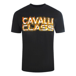cavalli CLASS: Чёрная футболка 