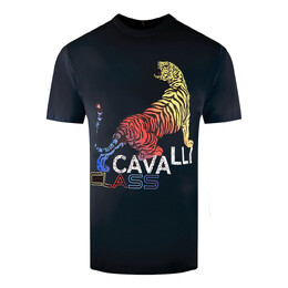 cavalli CLASS: Чёрная футболка 