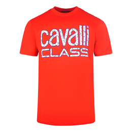 cavalli CLASS: Красная футболка 
