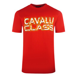 cavalli CLASS: Красная футболка 