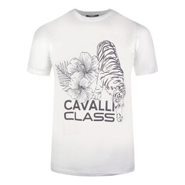 cavalli CLASS: Белая футболка 