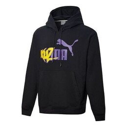 PUMA: Чёрная толстовка 