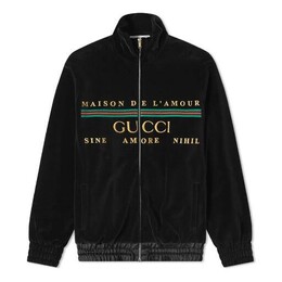 Gucci: Чёрная куртка 