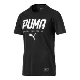 PUMA: Чёрная футболка 