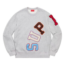 Supreme: Голубой свитер  Big Logo