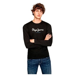 Pepe Jeans: Чёрный свитшот 