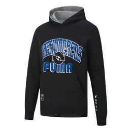 PUMA: Чёрная толстовка  The Hundreds