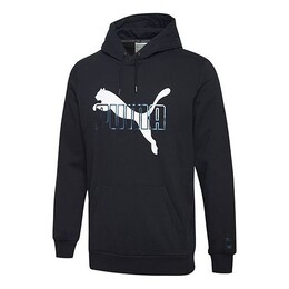 PUMA: Чёрная толстовка 