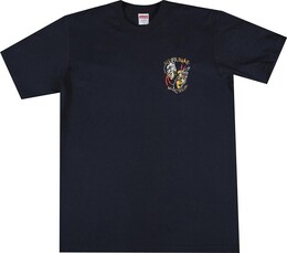 Supreme: Синяя футболка  Laugh Now