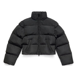 Balenciaga: Чёрная куртка 