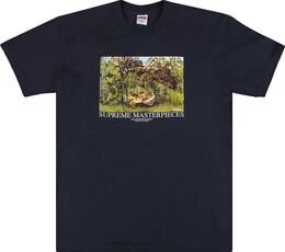 Supreme: Синяя футболка  Masterpieces