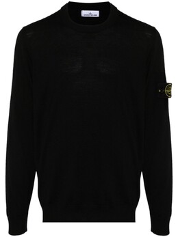 Stone Island: Свитер  Compass из шерсти