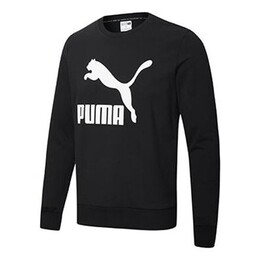 PUMA: Чёрная толстовка  Classics