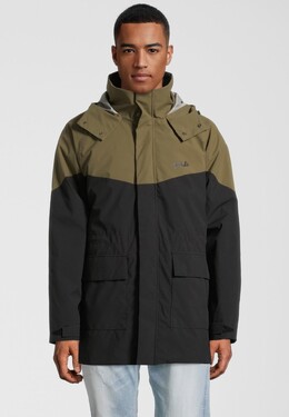 Fila: Серый пуховик 