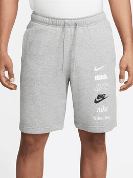 Nike: Серые шорты  Club