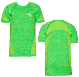 PUMA: Зелёная футболка  Active