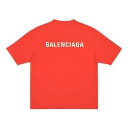 Balenciaga: Яркая футболка 