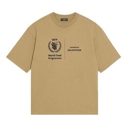 Balenciaga: Футболка  WFP цвета хаки
