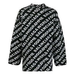 Balenciaga: Чёрный свитер  World Food Programme