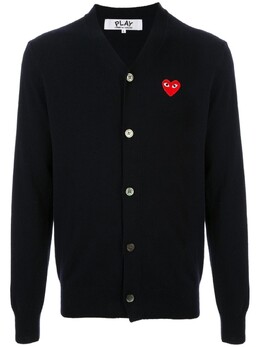 Comme Des Garçons Play: Синий кардиган 