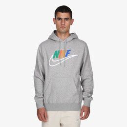 Nike: Серая толстовка 
