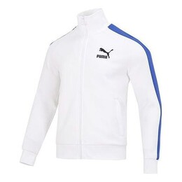 PUMA: Белая куртка  Iconic T7