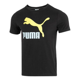 PUMA: Чёрная футболка  Classics