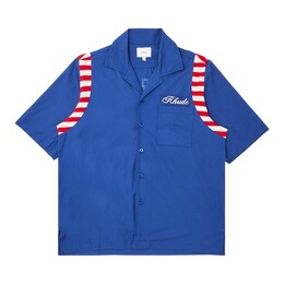 Rhude: Синяя рубашка 