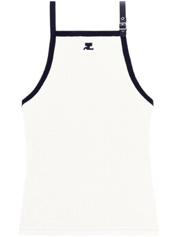 Courreges: Белая футболка 