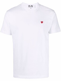 Comme Des Garçons Play: Белая футболка 