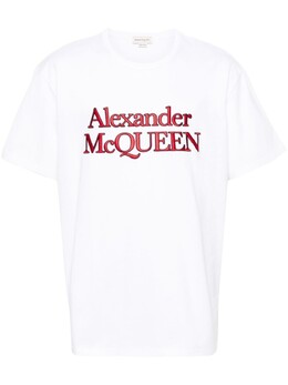 Alexander McQueen: Хлопковая футболка 