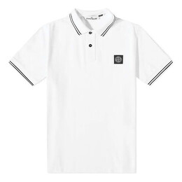 Stone Island: Белая футболка 
