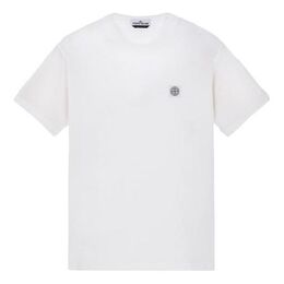 Stone Island: Белая футболка 