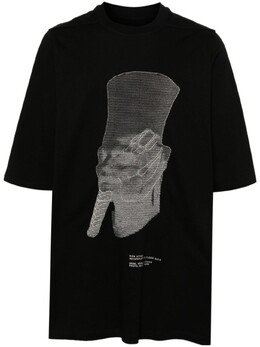 Rick Owens: Чёрная футболка  Jumbo