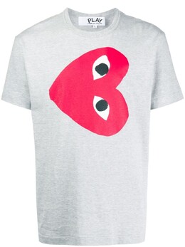 Comme Des Garçons Play: Футболка с принтом 