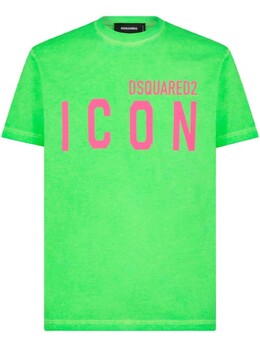 Dsquared2: Зелёная футболка  Icon